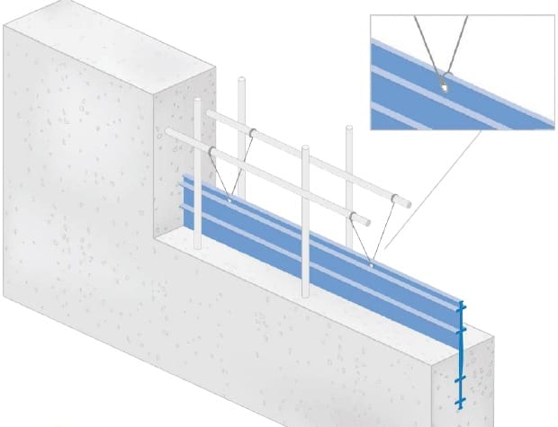 Placing Waterstops